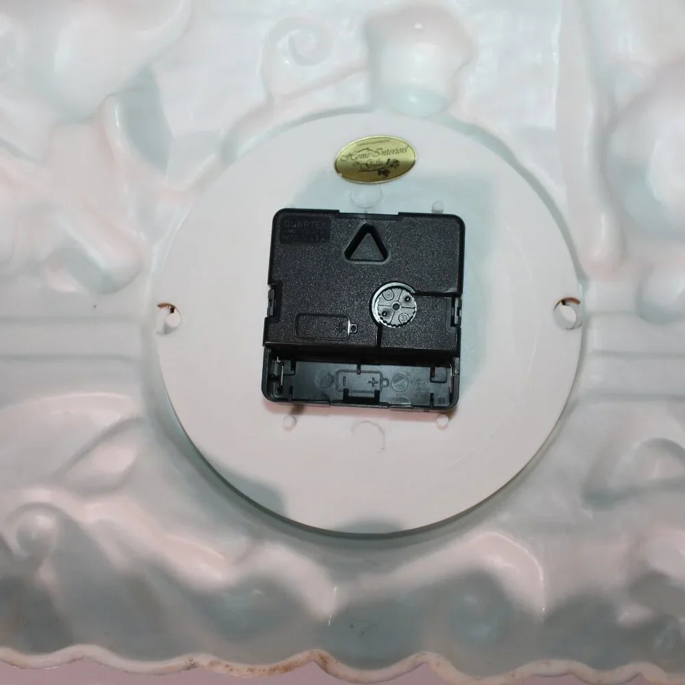 Vintage Noah's Ark Wall Clock Nursery Baby‎ Room Two By Two (Missing Glass) *BB